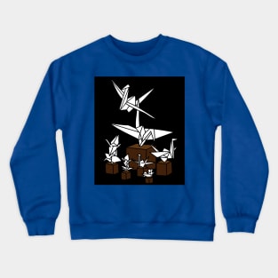 Origami Foldable Paper Art Crewneck Sweatshirt